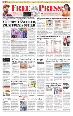 Free Press - Bhopal Epaper Edition cover image