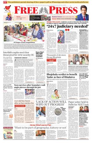 Free Press - Indore Epaper Edition cover image