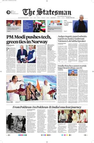  Bhubaneswar -The Statesman cover image