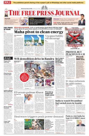 Free Press Journal - Mumbai Epaper cover image