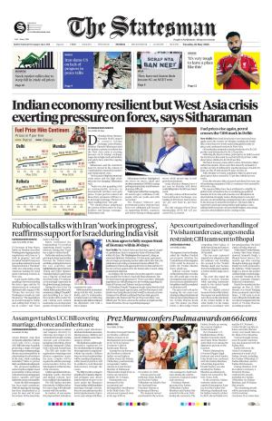 Mumbai - The Statesman cover image