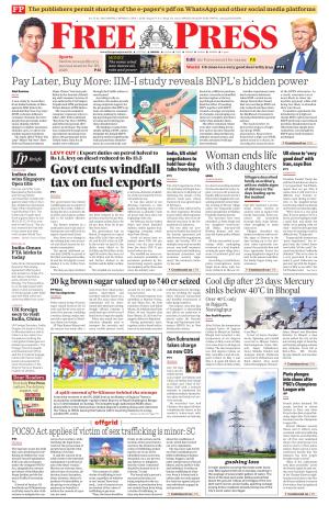 Free Press - Bhopal Epaper Edition cover image