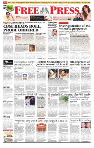 Free Press - Indore Epaper Edition cover image