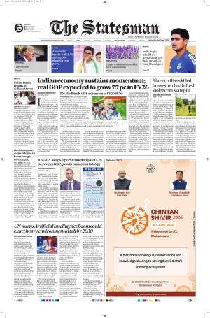  Bhubaneswar -The Statesman cover image