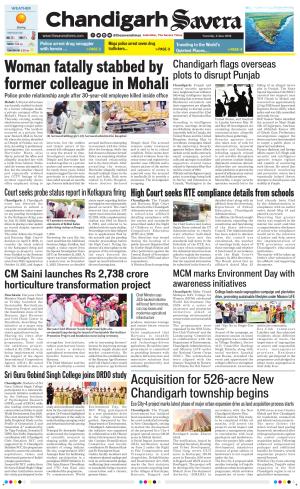 Chandigarh Savera cover image