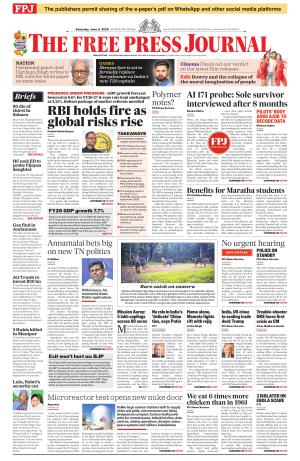 Free Press Journal - Mumbai Epaper cover image