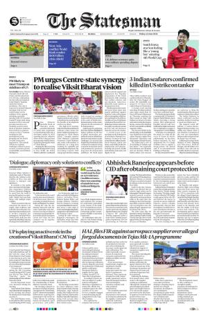 Mumbai - The Statesman cover image