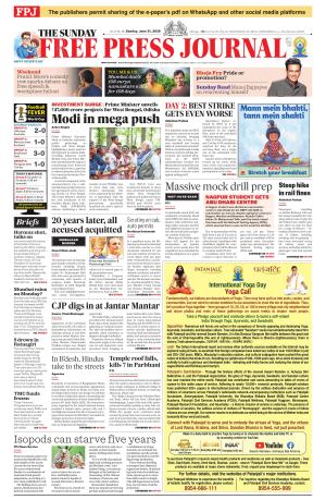 Free Press Journal - Mumbai Epaper cover image