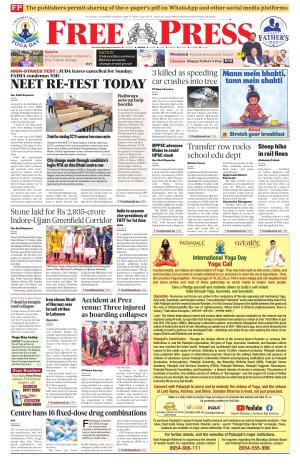 Free Press - Indore Epaper Edition cover image
