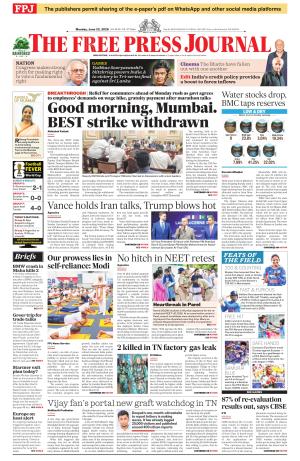 Free Press Journal - Mumbai Epaper cover image