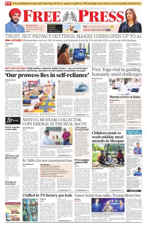 Free Press - Indore Epaper Edition cover image