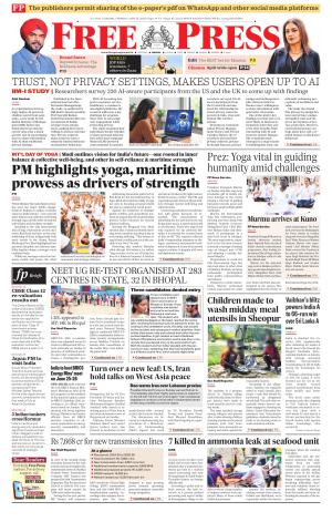 Free Press - Bhopal Epaper Edition cover image