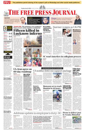 Free Press Journal - Mumbai Epaper cover image
