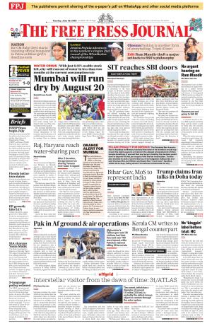 Free Press Journal - Mumbai Epaper cover image