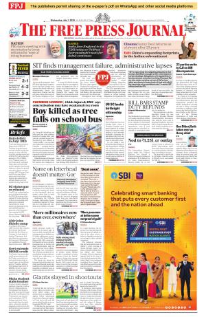 Free Press Journal - Mumbai Epaper cover image