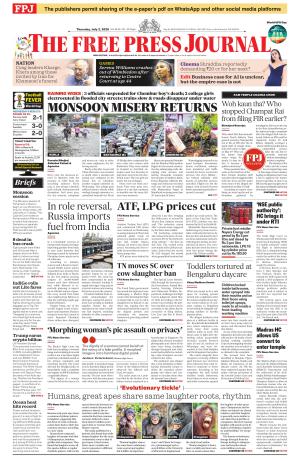 Free Press Journal - Mumbai Epaper cover image