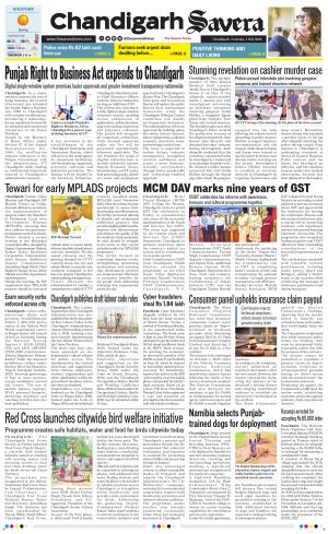 Chandigarh Savera cover image