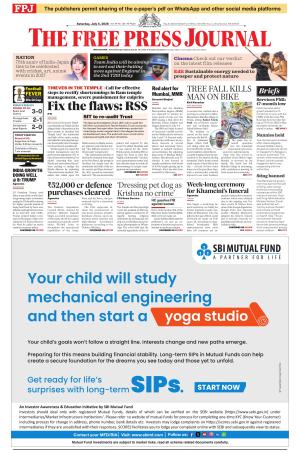 Free Press Journal - Mumbai Epaper cover image