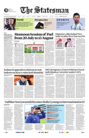 Mumbai - The Statesman cover image