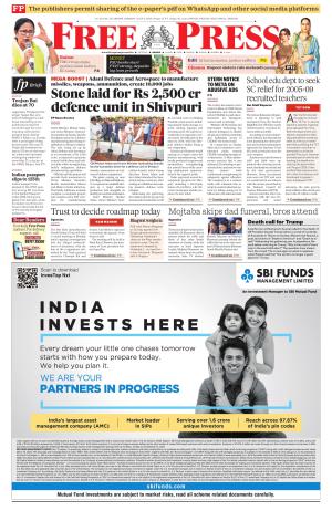 Free Press - Indore Epaper Edition cover image