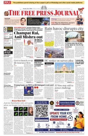 Free Press Journal - Mumbai Epaper cover image