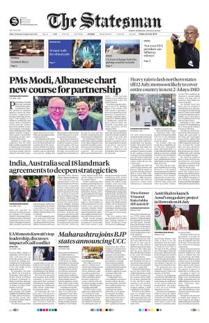 Mumbai - The Statesman cover image