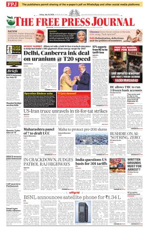 Free Press Journal - Mumbai Epaper cover image