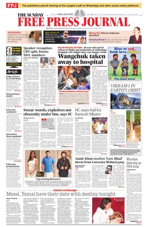 Free Press Journal - Mumbai Epaper cover image
