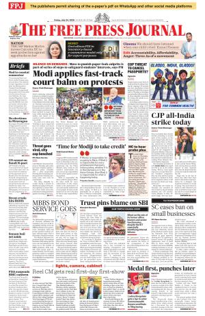 Free Press Journal - Mumbai Epaper cover image