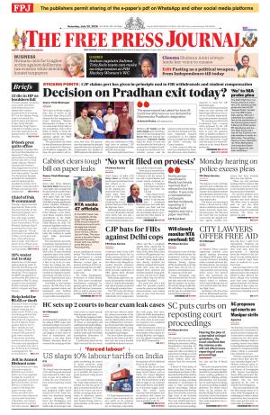 Free Press Journal - Mumbai Epaper cover image