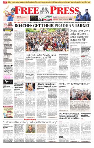 Free Press - Bhopal Epaper Edition cover image
