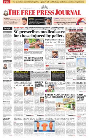 Free Press Journal - Mumbai Epaper cover image