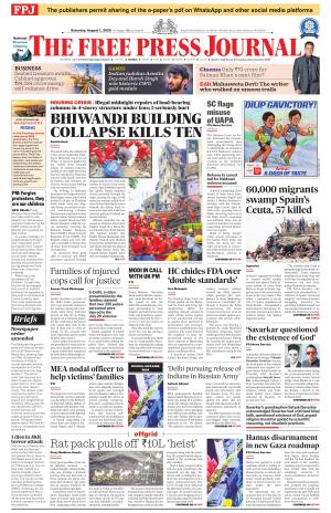 Free Press Journal - Mumbai Epaper cover image