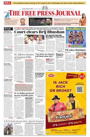 Free Press Journal - Mumbai Epaper cover image