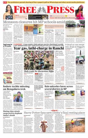 Free Press - Indore Epaper Edition cover image