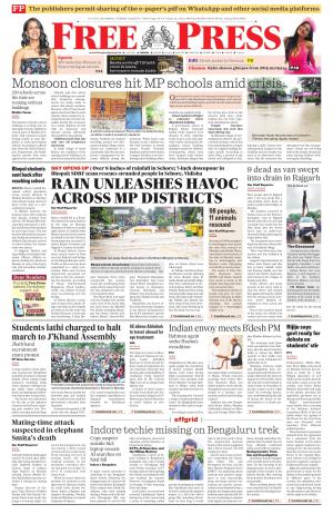 Free Press - Bhopal Epaper Edition cover image