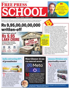 Free Press School - Indore Edition cover image