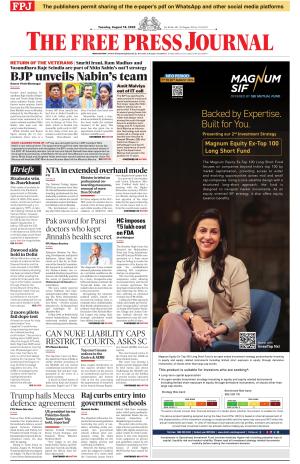 Free Press Journal - Mumbai Epaper cover image