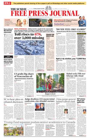 Free Press Journal - Mumbai Epaper cover image