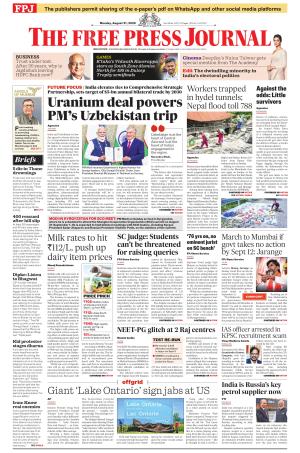 Free Press Journal - Mumbai Epaper cover image