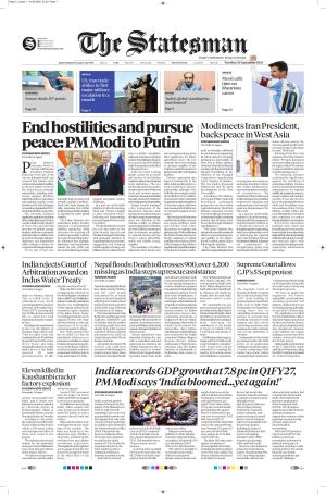  Bhubaneswar -The Statesman cover image