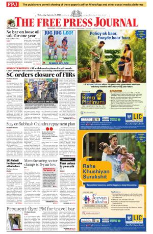 Free Press Journal - Mumbai Epaper cover image