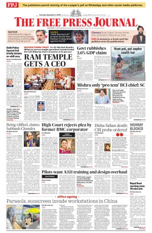 Free Press Journal - Mumbai Epaper cover image
