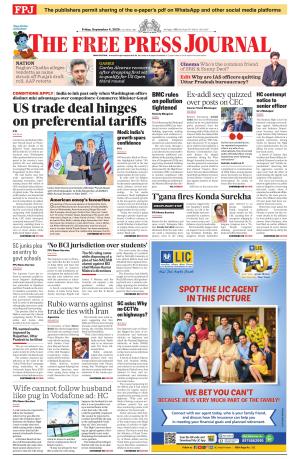 Free Press Journal - Mumbai Epaper cover image