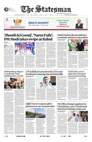 Kolkata - The Statesman cover image