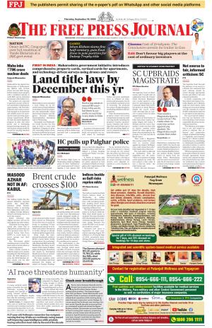Free Press Journal - Mumbai Epaper cover image