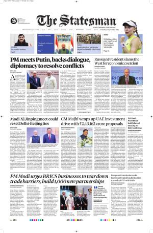  Bhubaneswar -The Statesman cover image