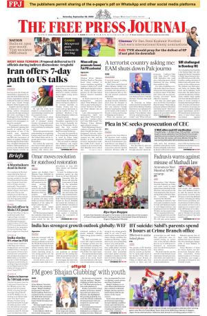 Free Press Journal - Mumbai Epaper cover image