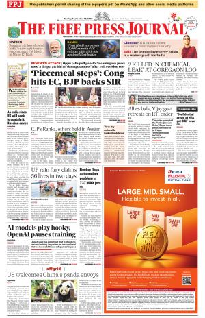 Free Press Journal - Mumbai Epaper cover image