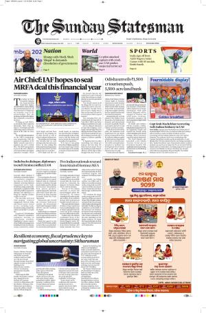  Bhubaneswar -The Statesman cover image